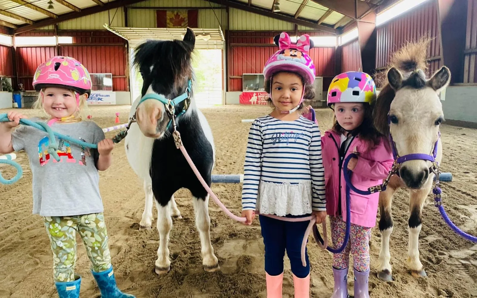 Mobile pony party setup